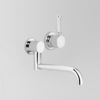 Astra Walker Astra Walker Icon + Lever Knurled Wall Set with 200mm Swivel Spout – A68.29.48.KN