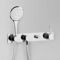 Astra Walker Astra Walker Icon + Lever Knurled Wall Set with Multi-Function Hand Shower & Mixer – A68.48.42.V5.KN – A68.48.42.V5.KN