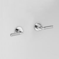 Astra Walker Astra Walker Icon + Lever Knurled Wall Tap Set – A68.49.KN – A68.49.KN