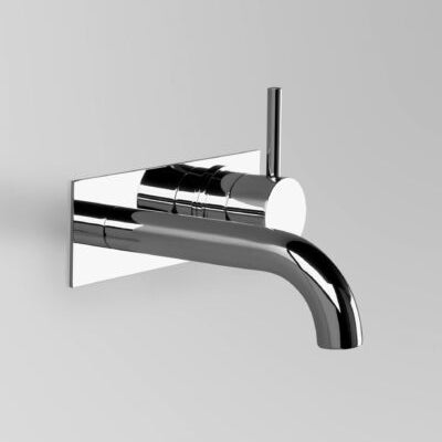 Astra Walker Icon Wall Mixer Set with 200mm Spout on Backplate – A69.06.48.BP