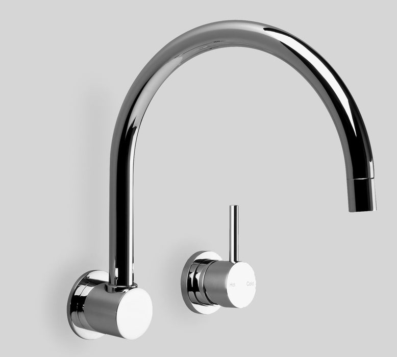 Astra Walker Icon Wall Mixer Set with Swivel Spout – A69.28.48
