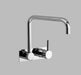 Astra Walker Icon Wall Mixer Set with Square Swivel Spout on Backplate – A69.28.48.BP.V2
