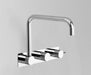 Astra Walker Icon Wall Set Offset with Square Swivel Spout on Backplate – A69.28.OBP.V2