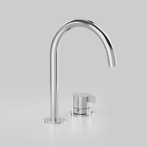 Astra Walker Icon Axial Linear Basin Set with Hob Mounted Mixer – A86.01.V6