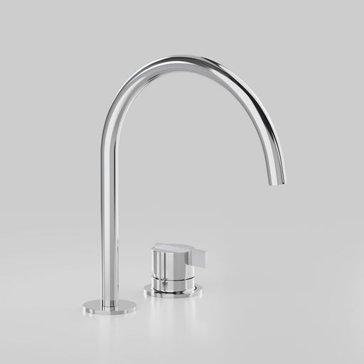 Astra Walker Icon Axial Linear Hob Mixer Set with 200mm Swivel Spout – A86.07.V6