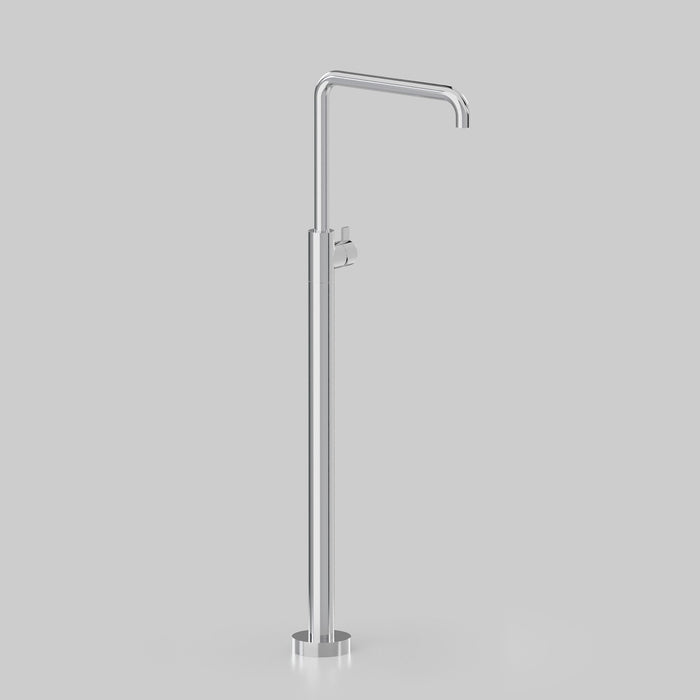 Astra Walker Icon Axial Linear Freestanding Bath Mixer with 300mm Swivel Spout – A86.08.V10
