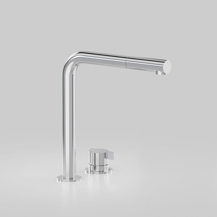 Astra Walker Icon Axial Linear Kitchen Set with Hob Mixer and Pull Out Spout – A86.08.V9.H