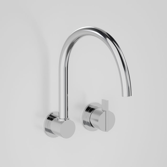 Astra Walker Icon Axial Linear Wall Mixer Set with Swivel Spout – A86.28.48