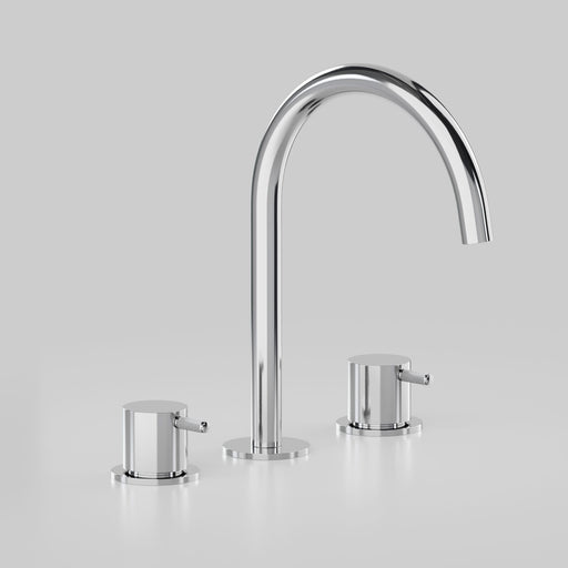 Astra Walker Icon Axial Knurled Basin Set with 118mm Swivel Spout – A88.01