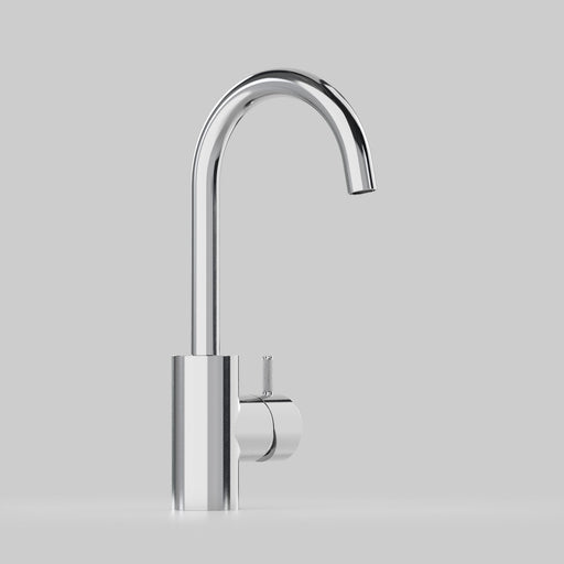 Astra Walker Icon Axial Knurled Basin Mixer with 118mm Spout – A88.03