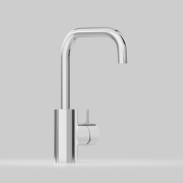 Astra Walker Icon Axial Knurled Basin Mixer with 140mm Spout – A88.03.V2