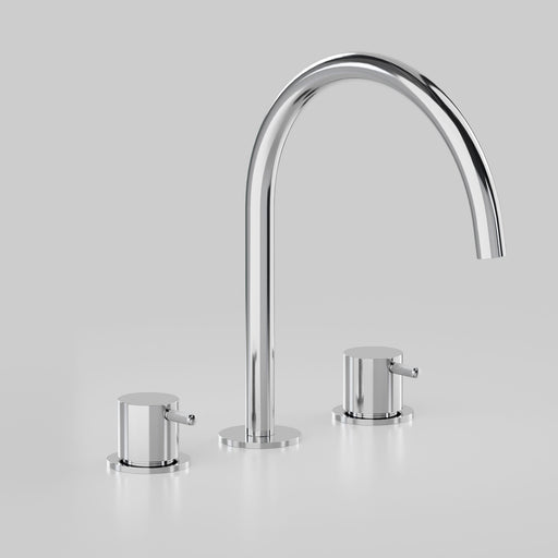 Astra Walker Icon Axial Knurled Hob Set with 200mm Swivel Spout – A88.07.V9