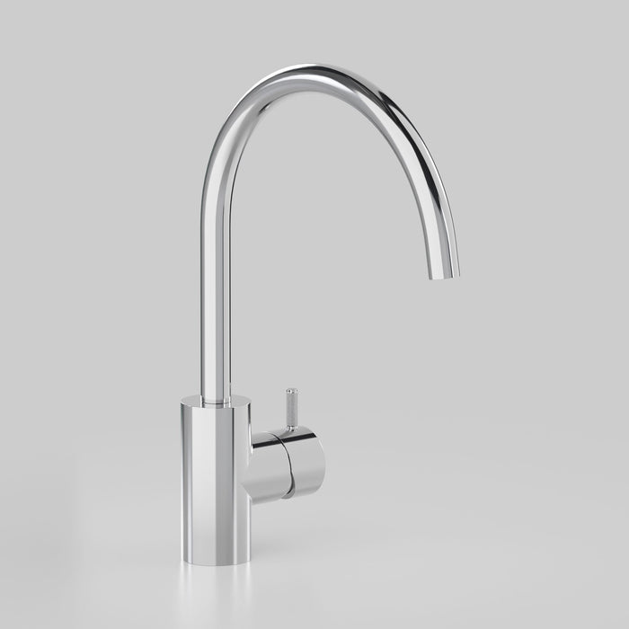 Astra Walker Icon Axial Knurled Kitchen Mixer with 200mm Swivel Spout – A88.08