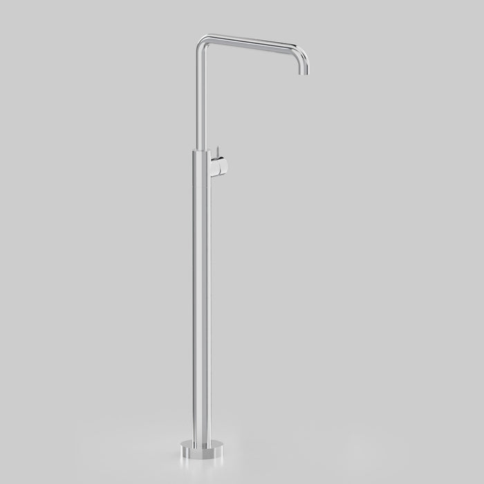Astra Walker Icon Axial Knurled Freestanding Bath Mixer with 300mm Swivel Spout – A88.08.V10