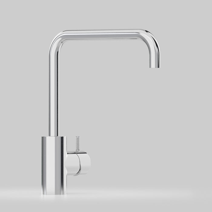 Astra Walker Icon Axial Knurled Kitchen Mixer with 225mm Swivel Spout – A88.08.V2