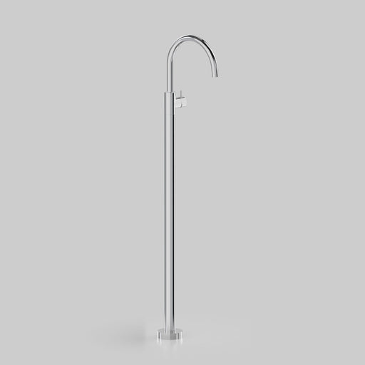 Astra Walker Icon Axial Knurled Freestanding Basin Mixer with 242mm Swivel Spout – A88.08.V6