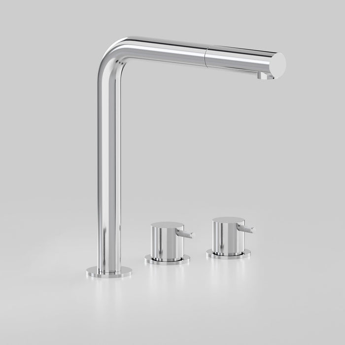 Astra Walker Icon Axial Knurled Kitchen Set & Pull Out Spout – A88.08.V9.O
