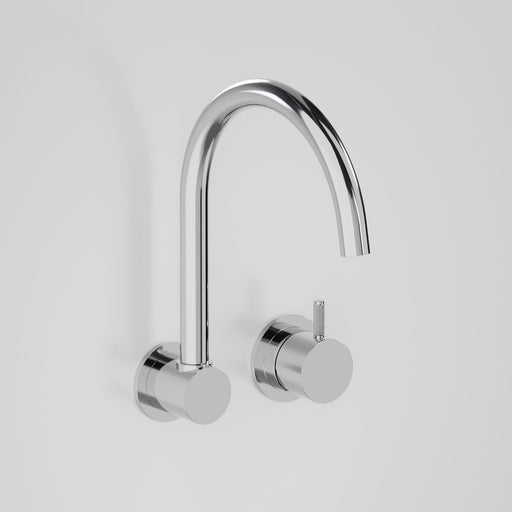 Astra Walker Icon Axial Knurled Wall Mixer Set with Swivel Spout – A88.28.48