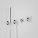 Astra Walker Icon Axial Knurled Wall Mixer Set with Hand Shower & Diverter on Backplate – A88.48.42.V4