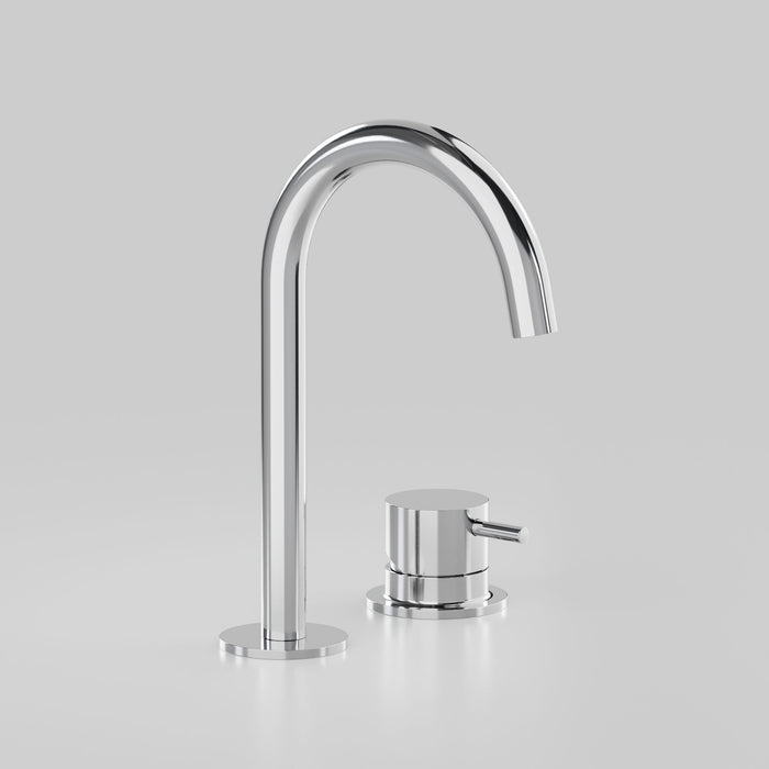 Astra Walker Icon Axial Pin Basin Set with Hob Mounted Mixer – A89.00.V6