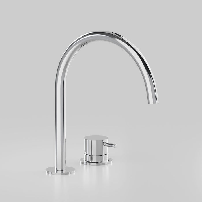 Astra Walker Icon Axial Pin Hob Mixer Set with 200mm Swivel Spout – A89.07.V6