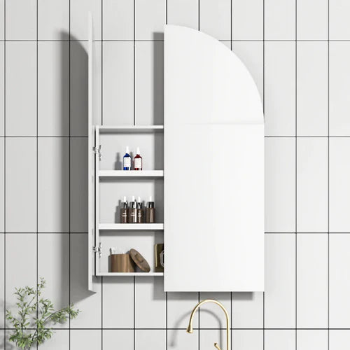 Cassa Design Archied 450mm Matte White Left Hinge Shaving Cabinet