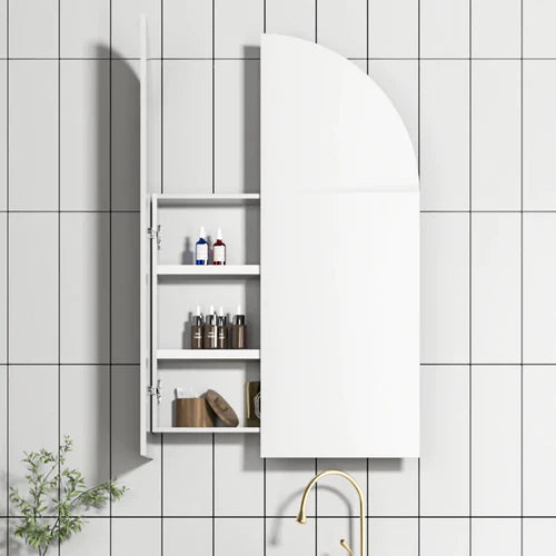 Cassa Design Archied 900mm Matte White Shaving Cabinet