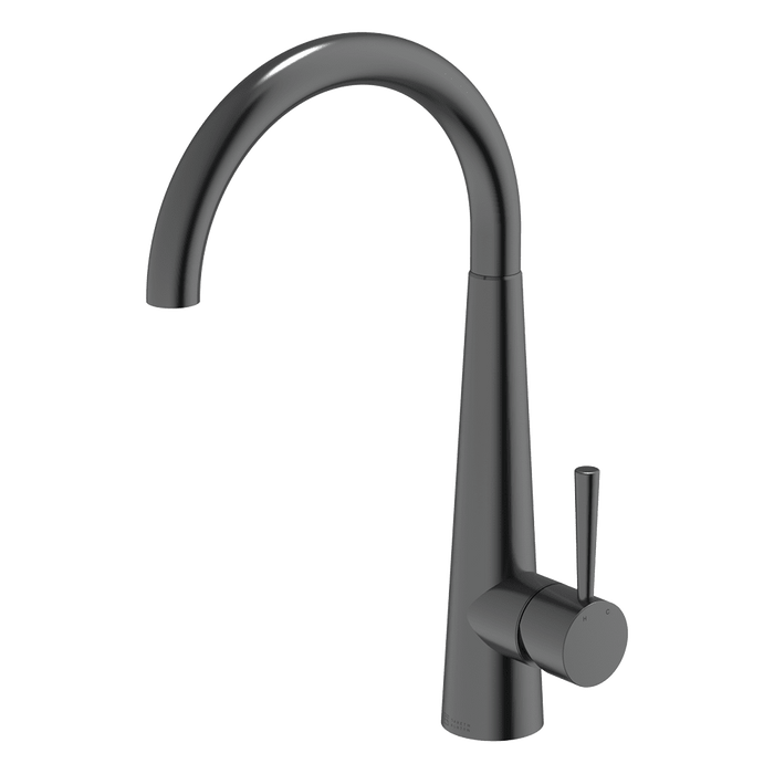 304 Gooseneck Bar Sink Brushed Steel Mixer