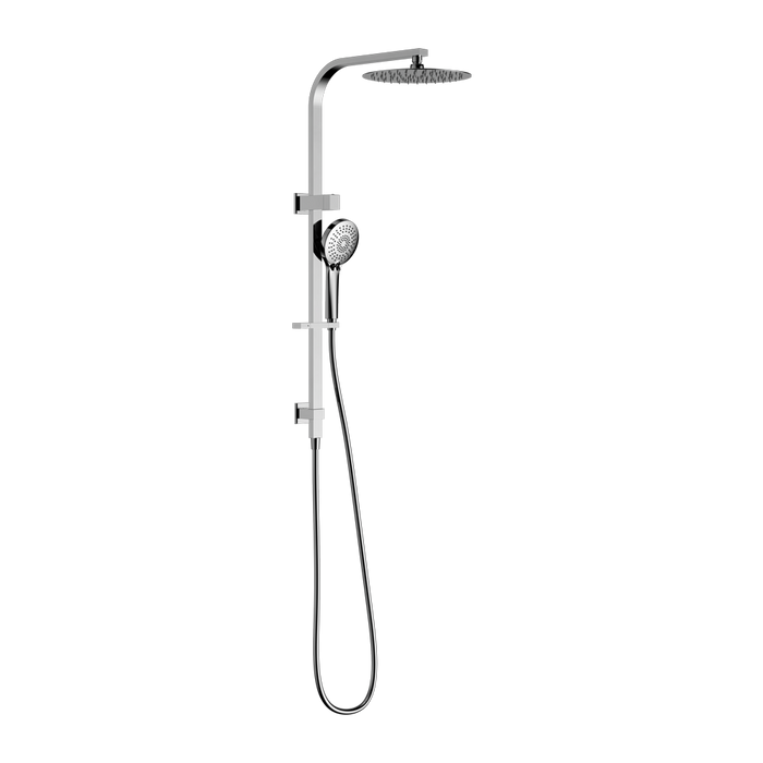 Nero Bianca Twin Shower