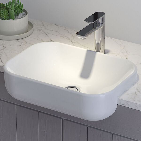 Caroma Luna® Semi Recessed Basin - 0TH - Clearance