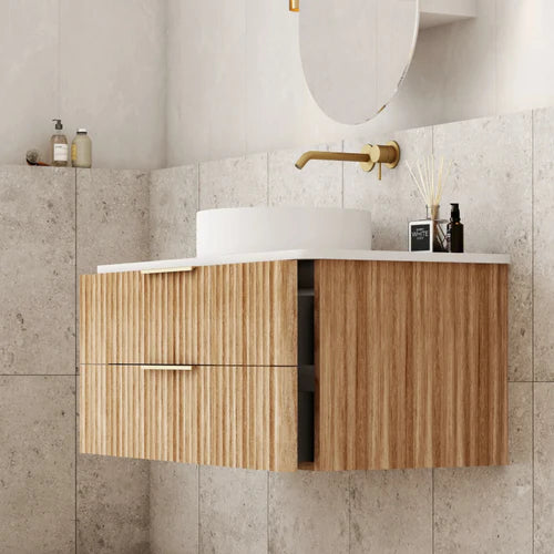 Cassa Design Gravity 900mm Natural Oak Wall Hung Vanity