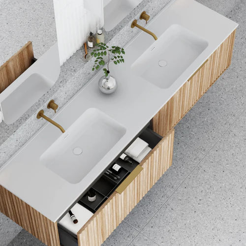 Cassa Design Capture 1800mm Natural Oak Wall Hung Vanity