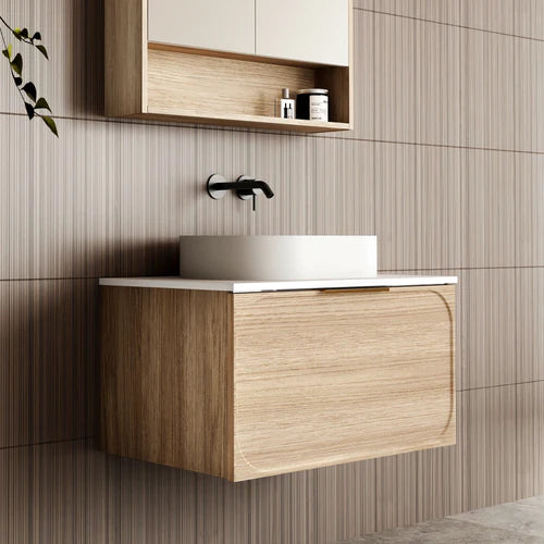 Cassa Design Cicero 750mm Natural Oak Wall Hung Vanity