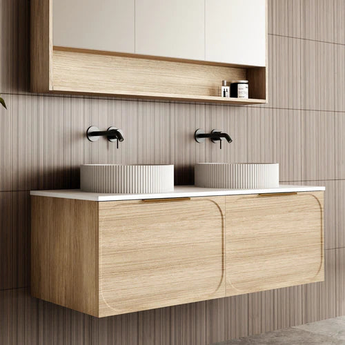 Cassa Design Cicero 1200mm Natural Oak Wall Hung Vanity