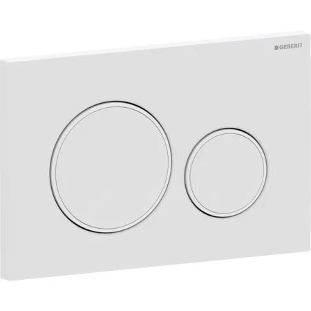 Geberit Sigma20 Flush Plate – Chrome Finish, Chrome Trim - Clearance