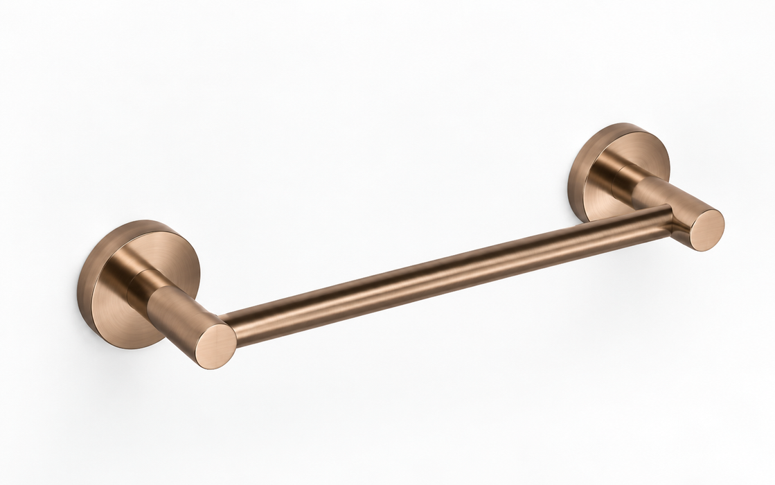 ELIO Ascot Guest Towel Rail 250Mm - Brushed Bronze - ELIO-ASC-GTR250-BB