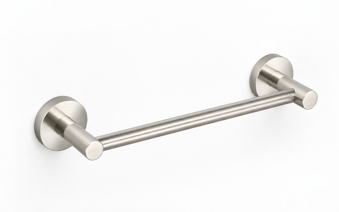 ELIO Ascot Guest Towel Rail 250Mm - Brushed Nickel - ELIO-ASC-GTR250-BN