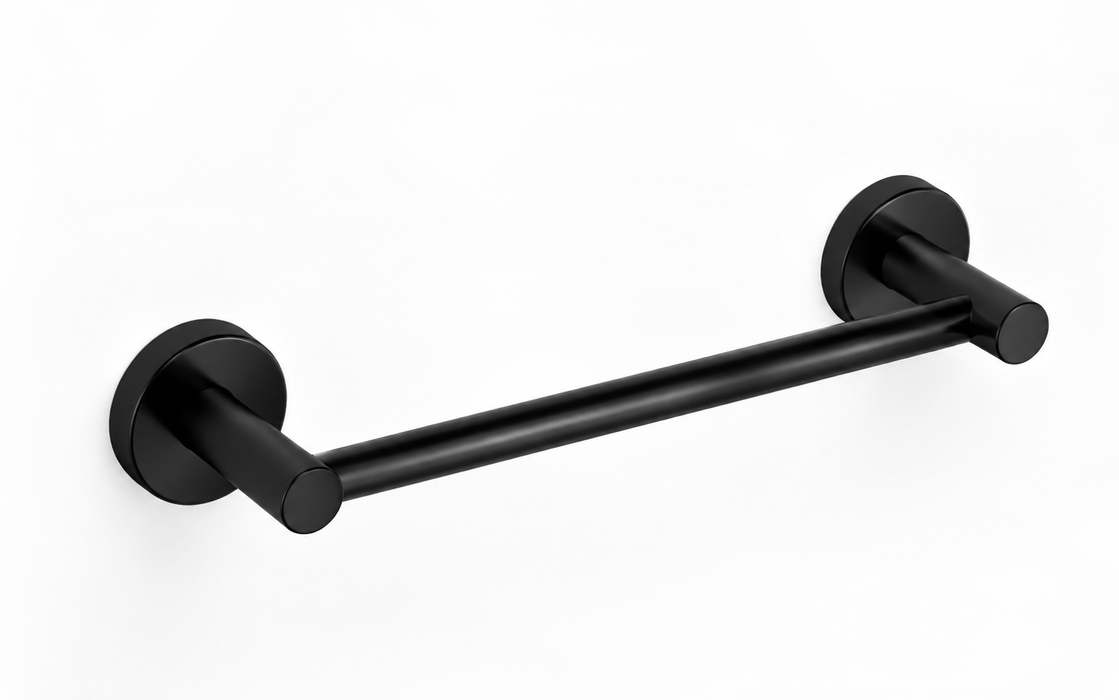 ELIO Ascot Guest Towel Rail 250Mm - Matte Black - ELIO-ASC-GTR250-MB