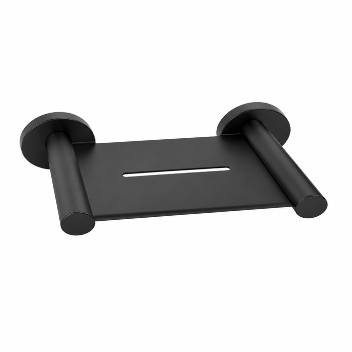 ELIO Ascot Metal Soap Tray - Matte Black - ELIO-ASC-MST-MB