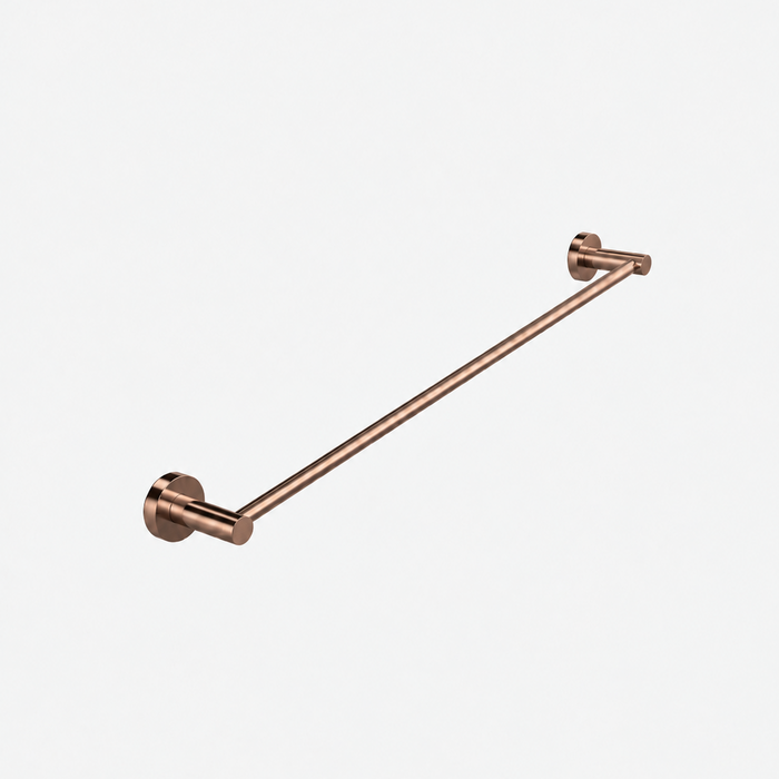 ELIO Ascot Single Towel Rail 600Mm - Brushed Bronze - ELIO-ASC-STR600-BB