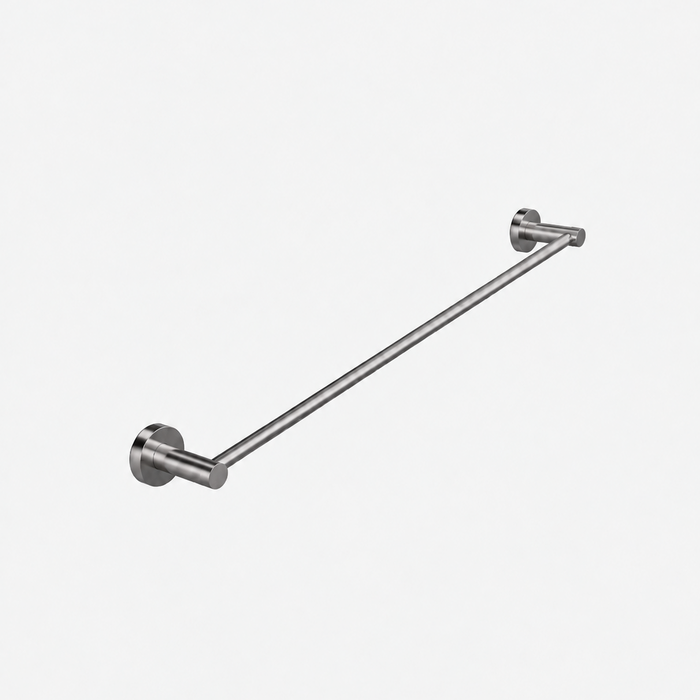 ELIO Ascot Single Towel Rail 600Mm - Brushed Gun Metal - ELIO-ASC-STR600-BGM