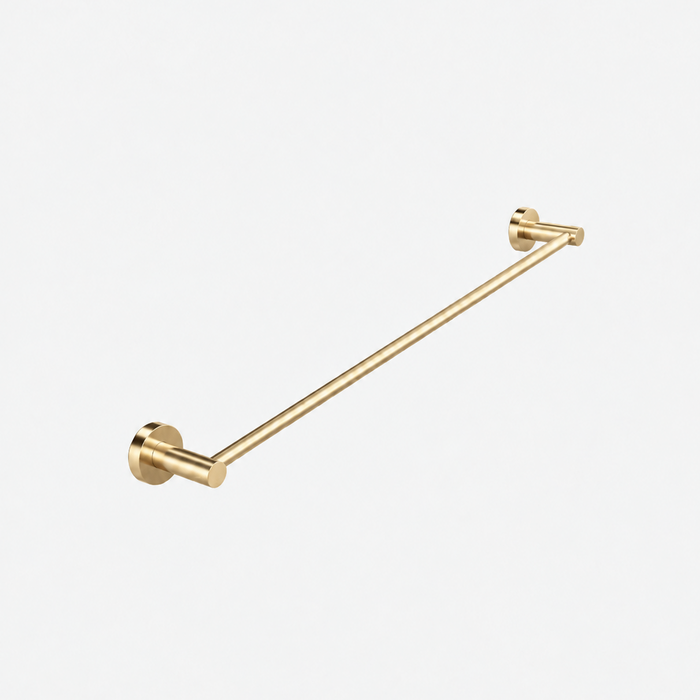 ELIO Ascot Single Towel Rail 750mm - Brushed Gold - ELIO-ASC-STR750-BG