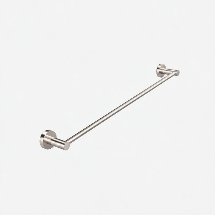 ELIO Ascot Single Towel Rail 750mm - Brushed Nickel - ELIO-ASC-STR750-BN