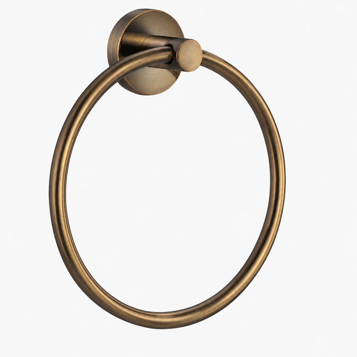 ELIO Ascot Towel Ring - Brushed Antic Brass - ELIO-ASC-TR-BAB
