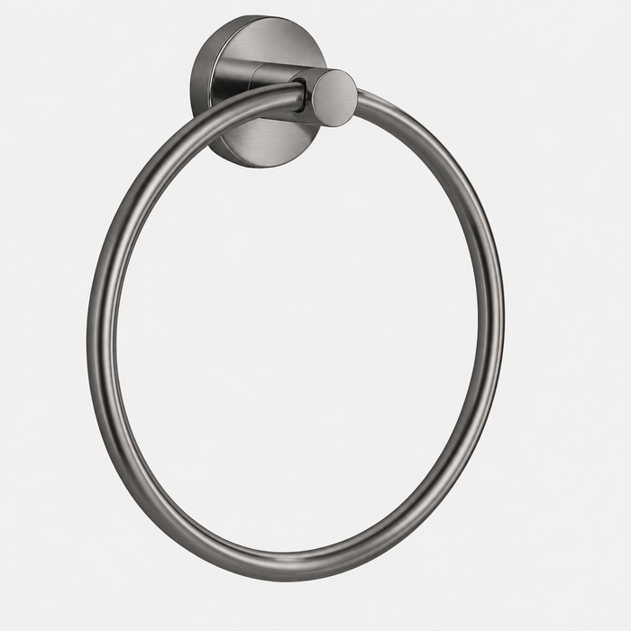 ELIO Ascot Towel Ring - Brushed Gun Metal - ELIO-ASC-TR-BGM