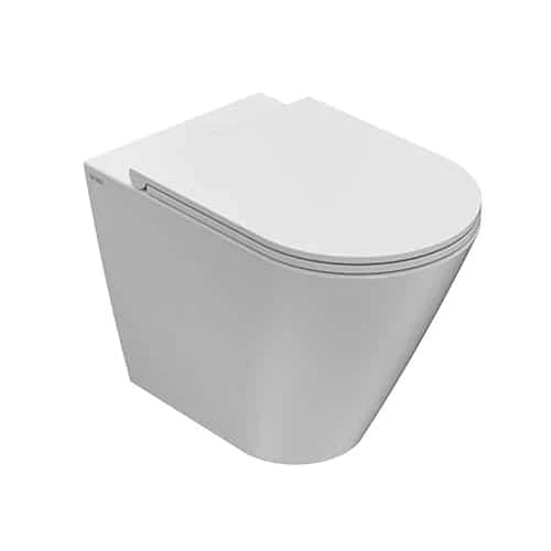 Globo Forty3 SENZABRIDA® Floor Standing Toilet Pan & Soft Close Seat