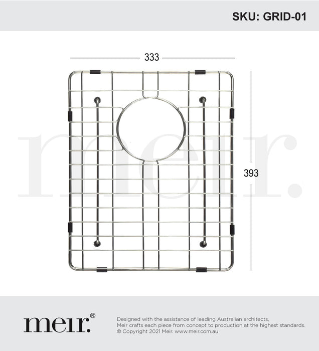 Meir Lavello Protection Grid For Mksp–S380440 Polished Chrome