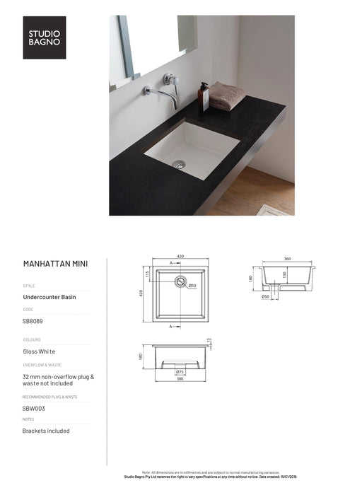 Studio Bagno Manhattan Mini 420mm