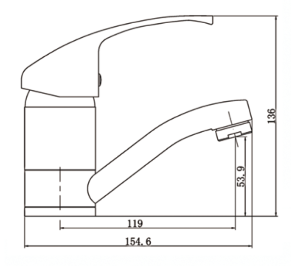 Nero Classic Swivel Basin Mixer (100mm Spout)