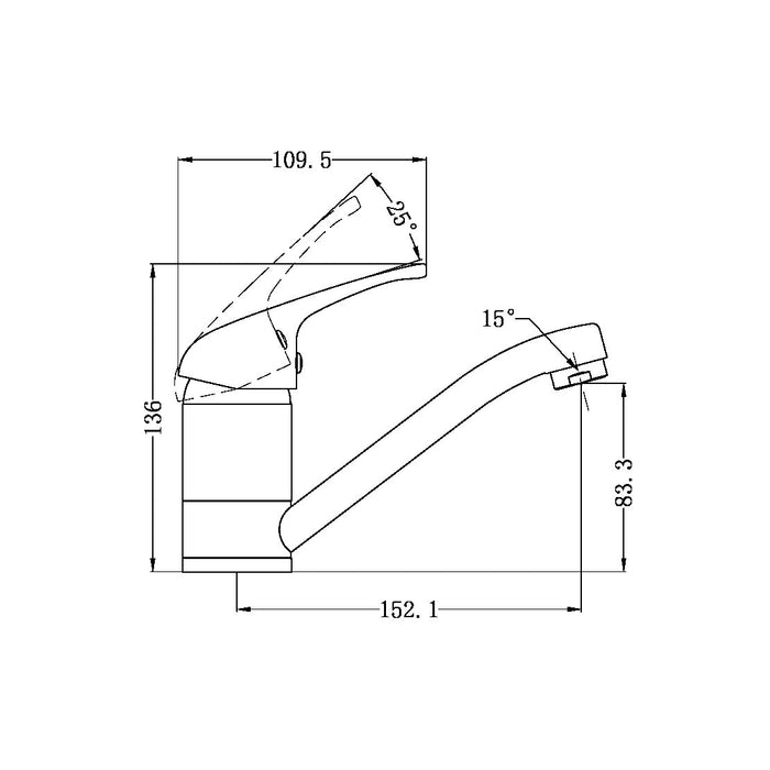 Nero Classic Swivel Basin Mixer